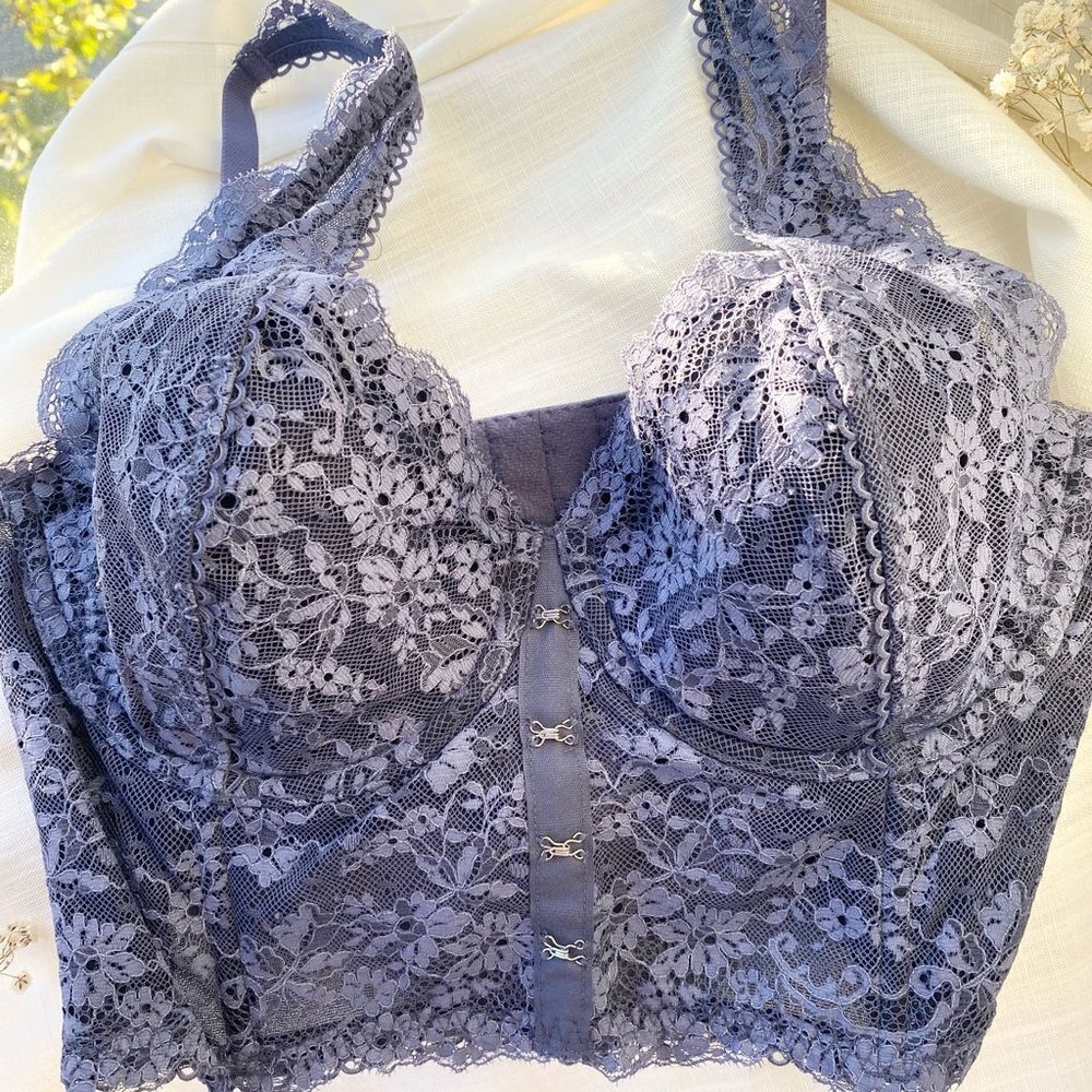 Victoria’s Secret Vintage Lace Corset Bra Top 36C NWT - Picture 2 of 4